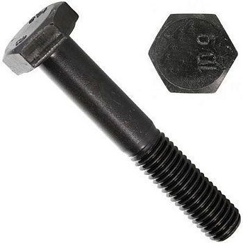Болт шестигранный с неполной резьбой М5х30 DIN 931 класса прочности 10.9